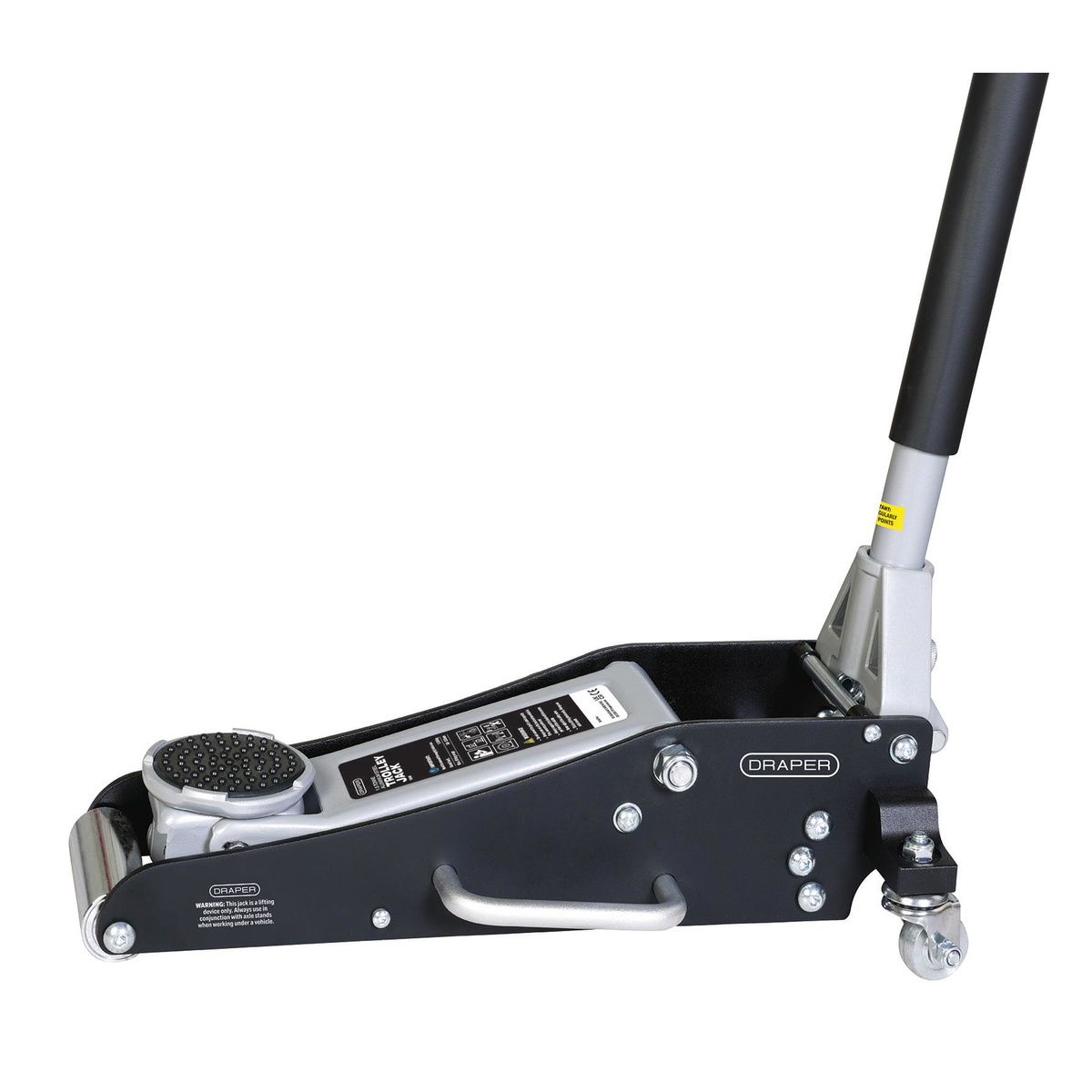 Draper 13624 Aluminium Steel Racing Trolley Jack 1.5T