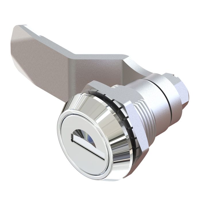 1403 Key Locking 333 Quarter Turn Lock with 20mm Grip Height Bright Chrome