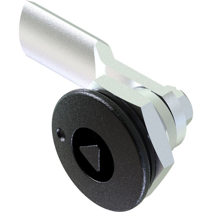 1415 Quarter Turn Tri Lock 7mm Triangle Insert with 15mm Grip Height Textured Chrome