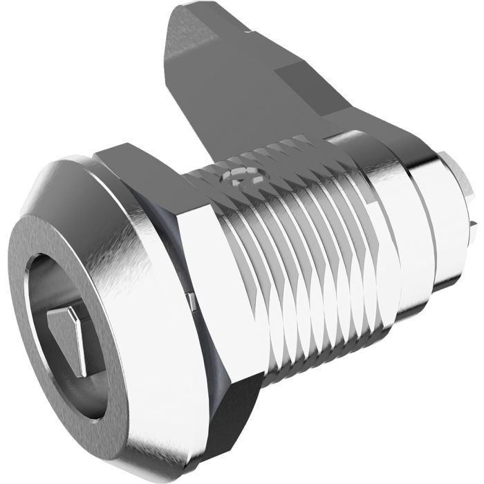 1420-30 Quarter Turn Tri Lock 7mm Triangle with 30mm Grip Height Bright Chrome