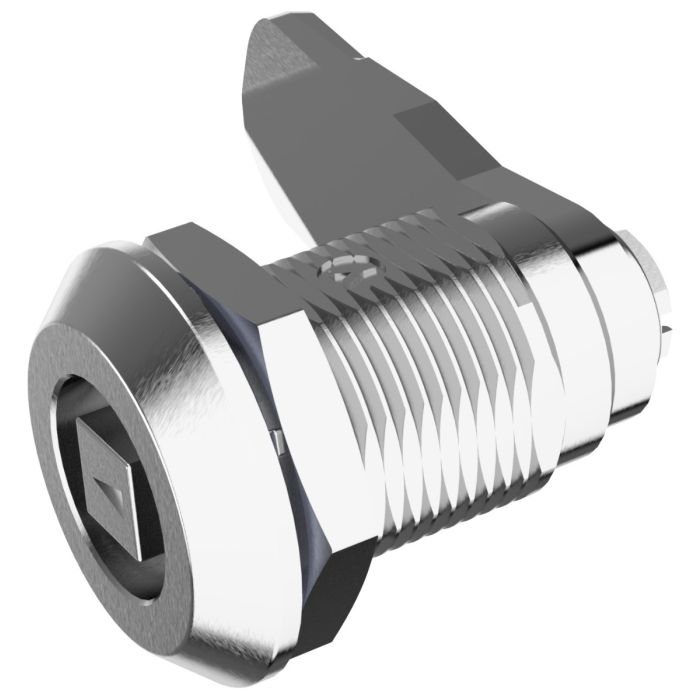 1420-30 Quarter Turn Lock 7mm Square with 30mm Grip Height Bright Chrome