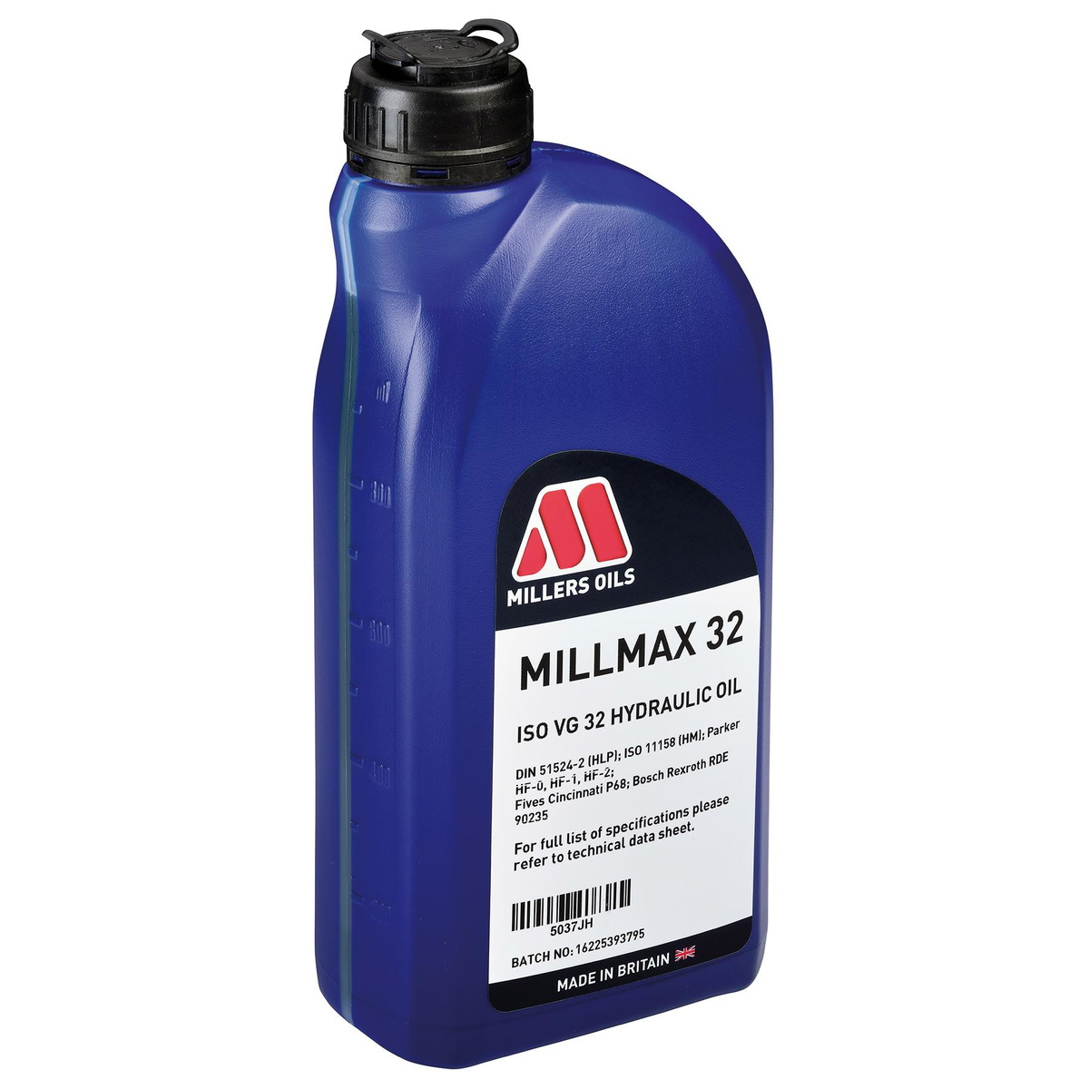 Draper 14480 Millers Oils Millmax 32 Hydraulic Oil 1L