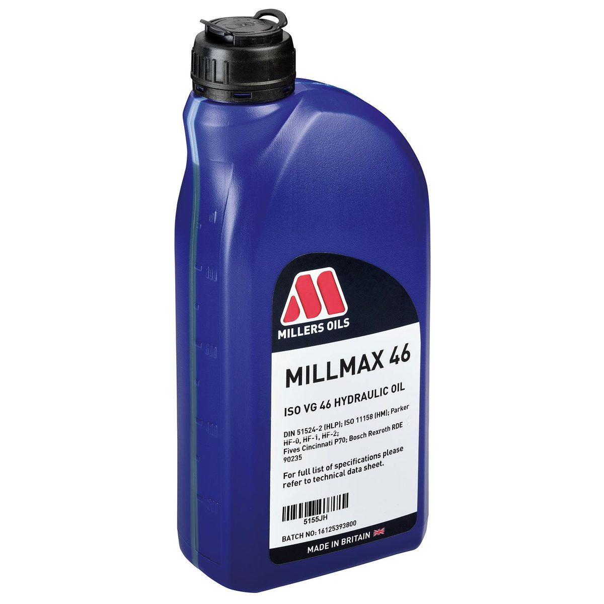 Draper 14482 Millers Oils Millmax 46 Hydraulic Oil 1L
