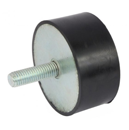 Male Flat Buffer 15x08mm M4 70 Shore - 1508MFB10-70