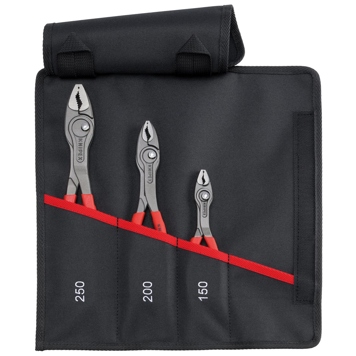 Draper 18144 KNIPEX TwinGrip Slip Joint Pliers Set 3 Piece