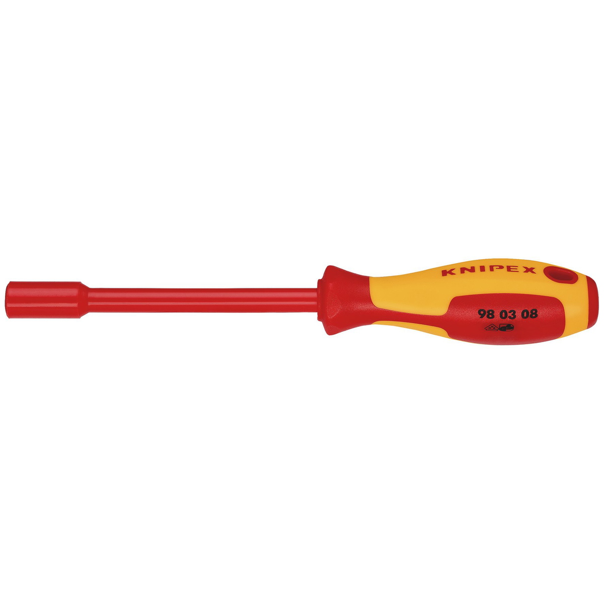 Draper 18738 KNIPEX 98 03 08 VDE Insulated Nut Driver 8x125mm