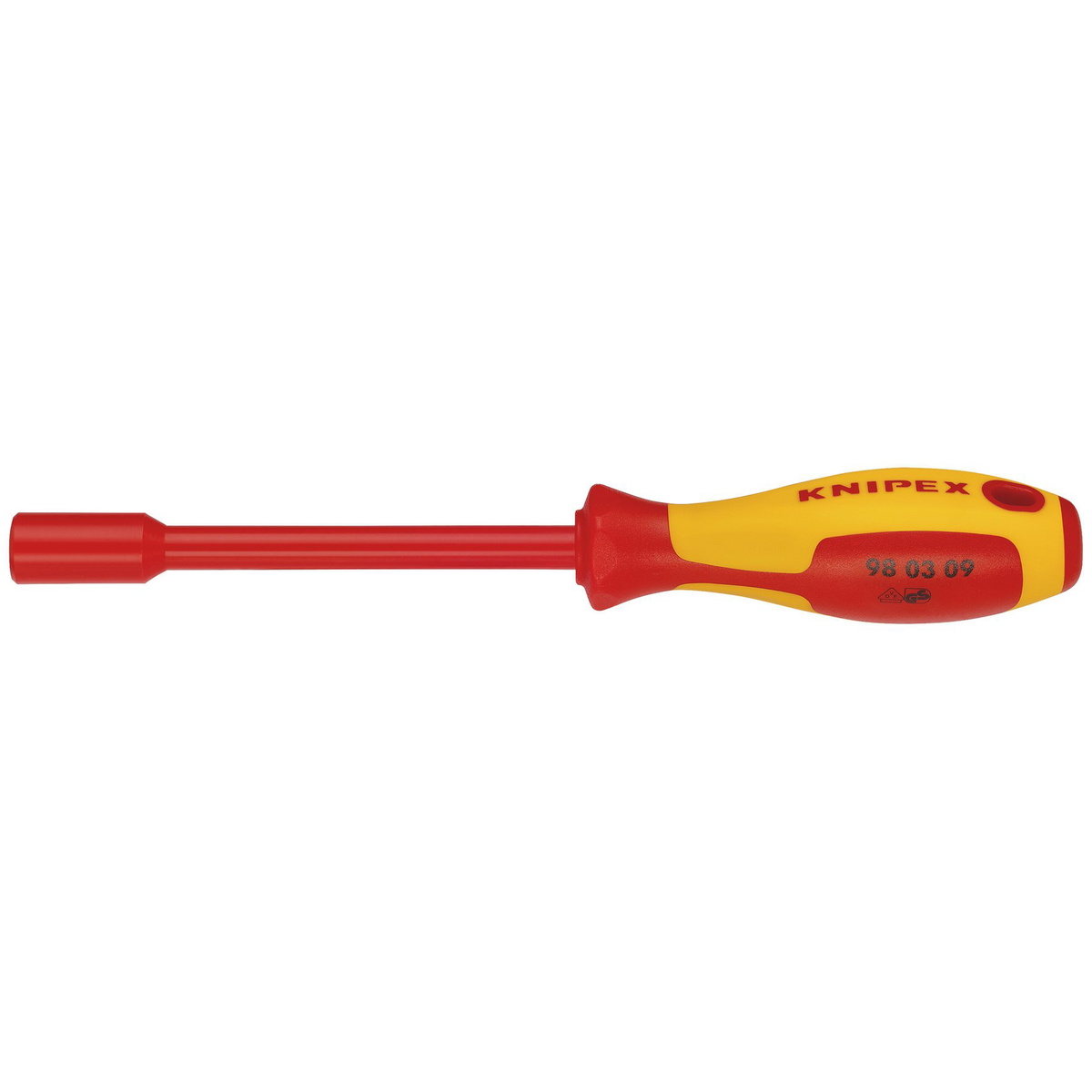 Draper 18739 KNIPEX 98 03 09 VDE Insulated Nut Driver 9.0x125mm