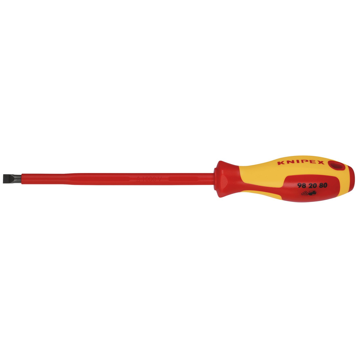 Knipex 18797 VDE Insulated Slotted Screwdriver 8x175mm