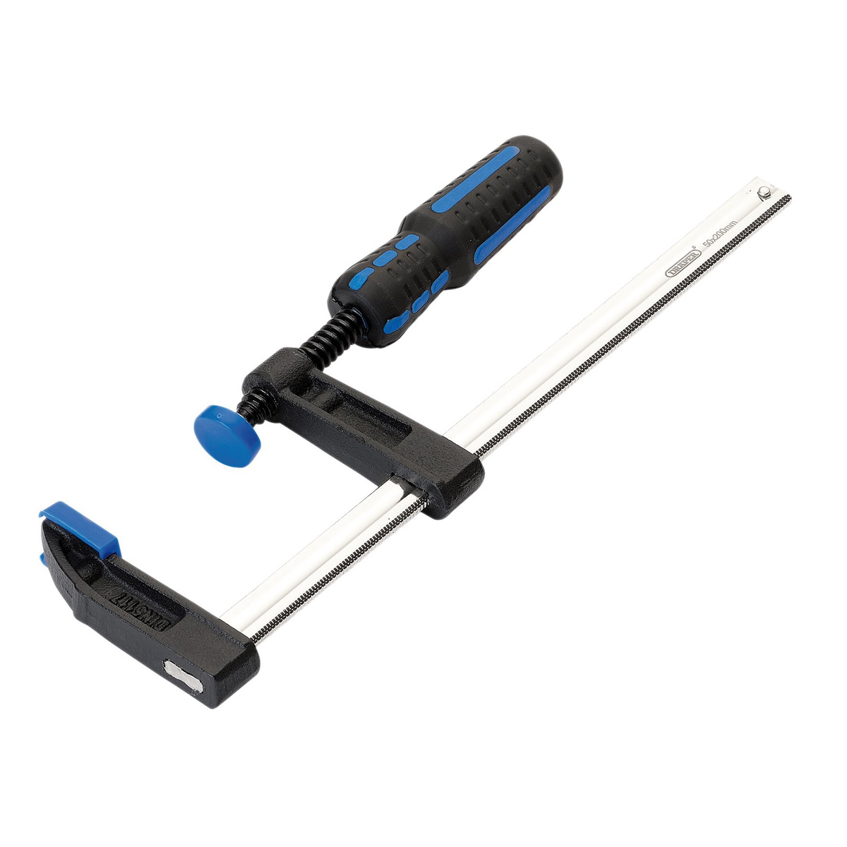 Draper 18944 F-Clamp 200mm Carbon Steel Nickel Plated