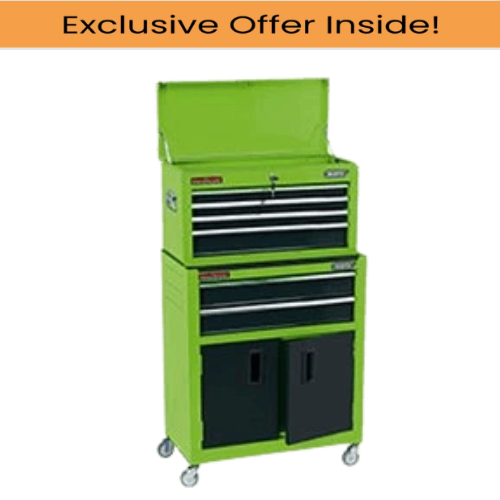 Draper 19566 Combined Roller Cabinet and Tool Chest, 6 Drawer, 24