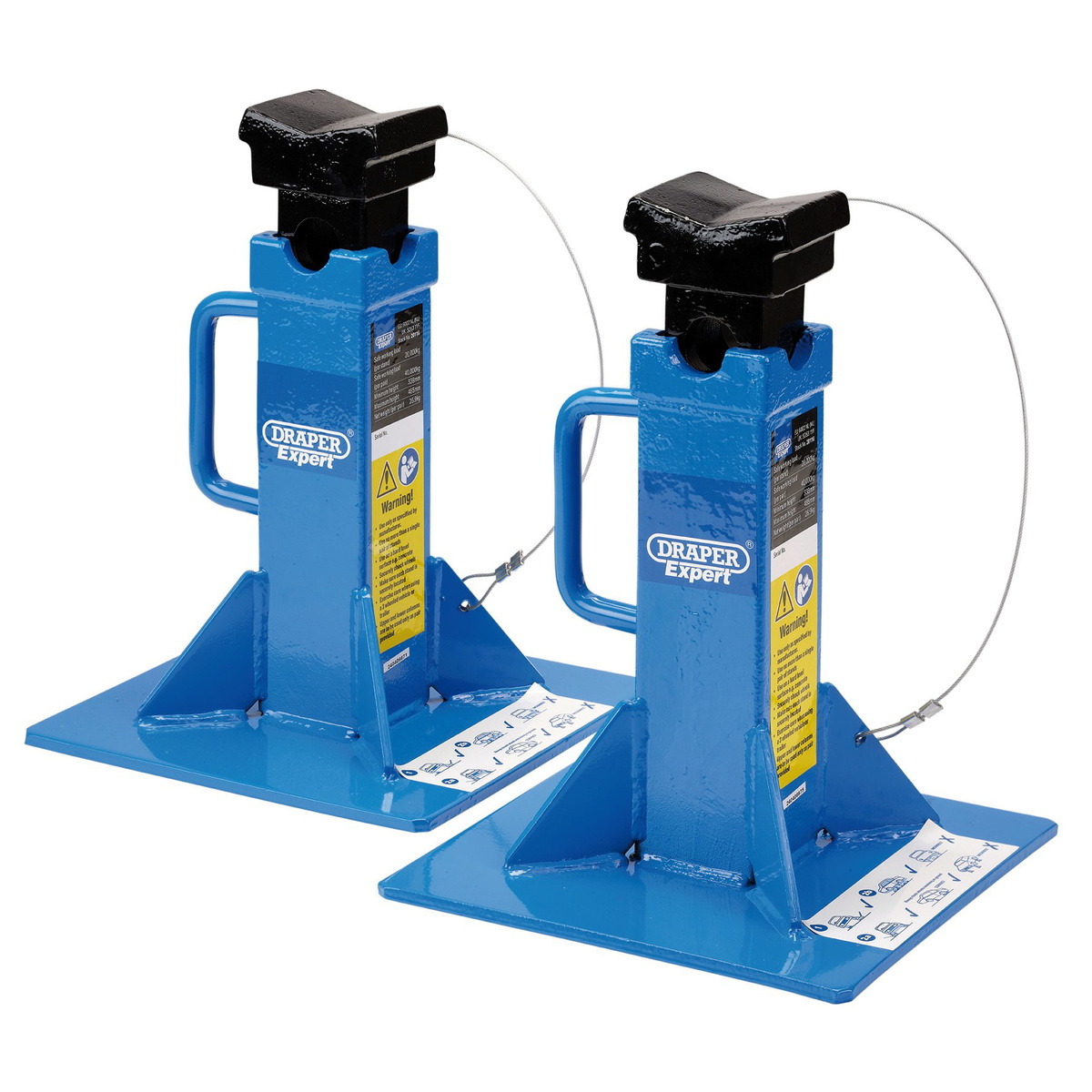 Draper 20116 Expert Heavy Vehicle Axle Stands 20T Pair