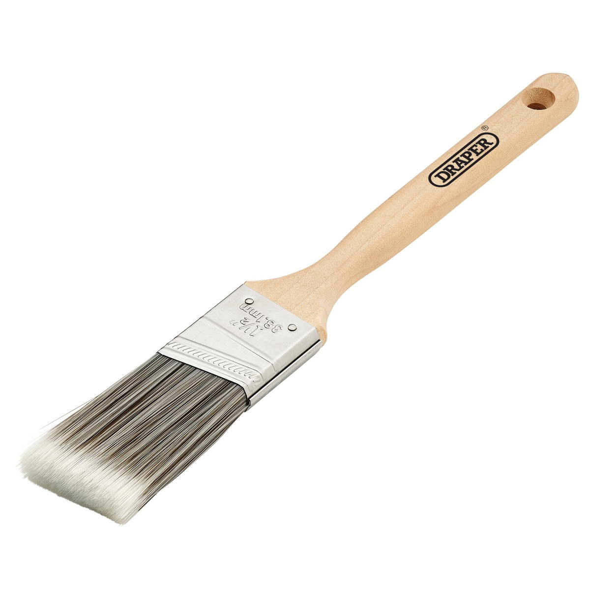 Draper 20440 Angled Paint Brush Wood Handle 1.5