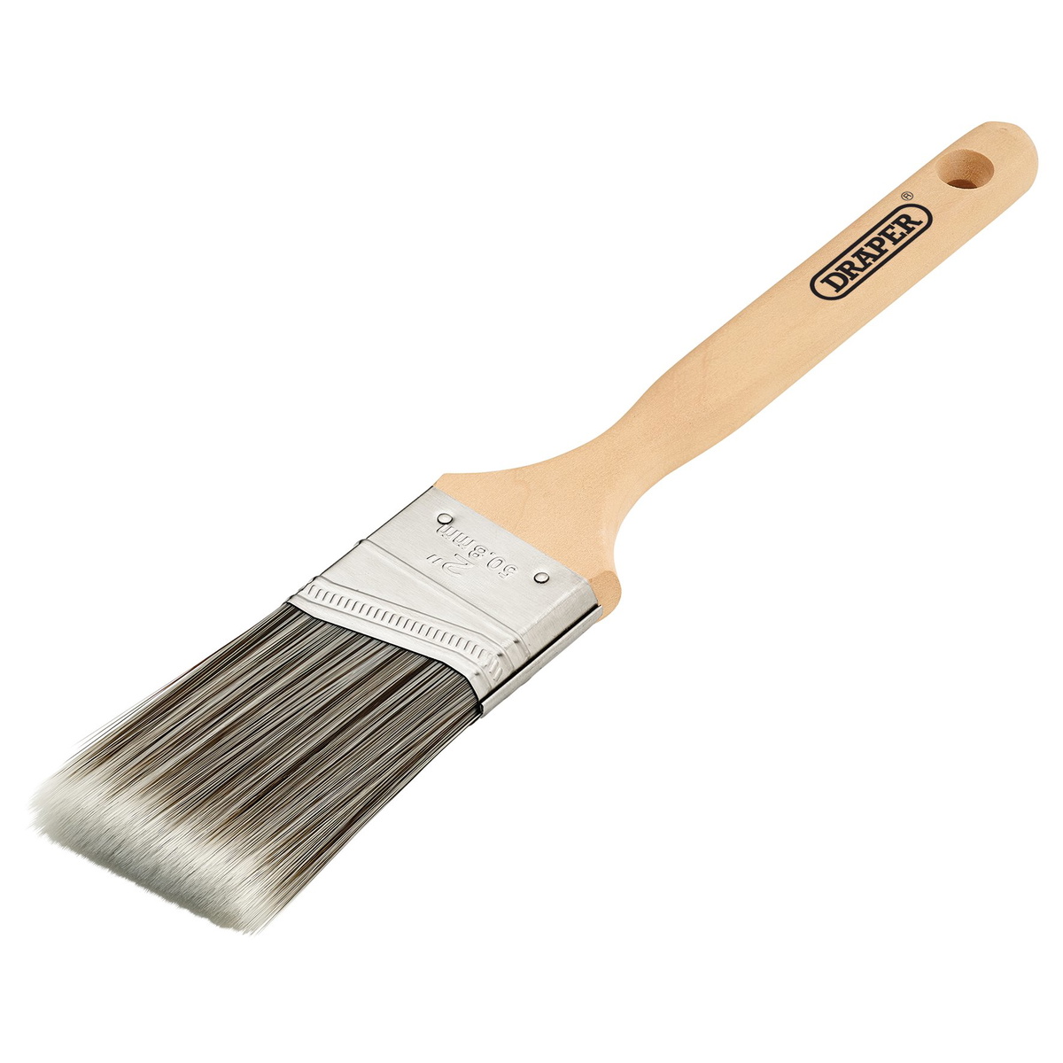Draper 20442 Angled Paint Brush Wood Handle 2