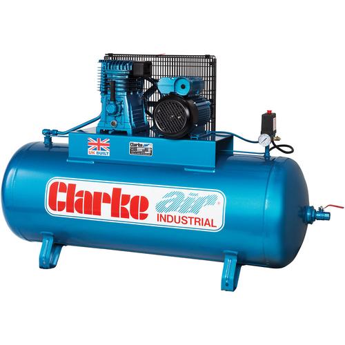 Clarke XE18/200 (O/L) 18cfm 200 Litre 4HP Industrial Air Compressor (230V)