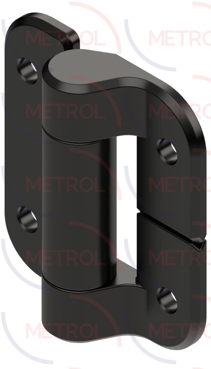 2119 Free Swinging Friction Hinge 70mm 680Kg Black