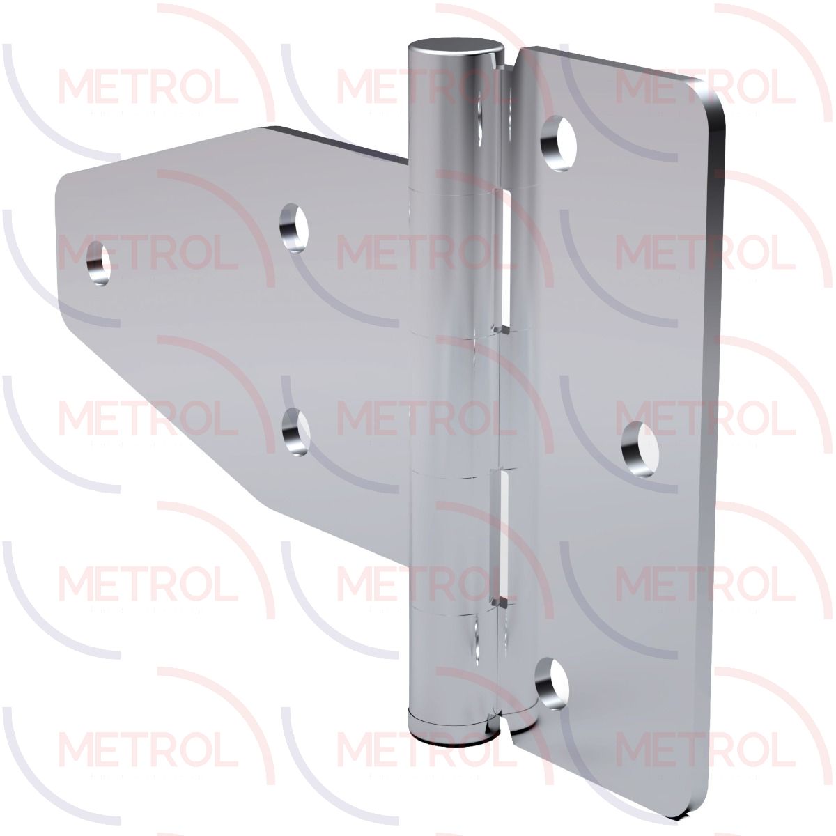 2138 Stainless Steel 304 Torque Friction Hinge 137x85mm 180°
