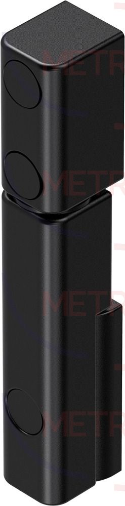 2201-572-20 Lift Off Hinge 5mm Holes Black Textured Powder