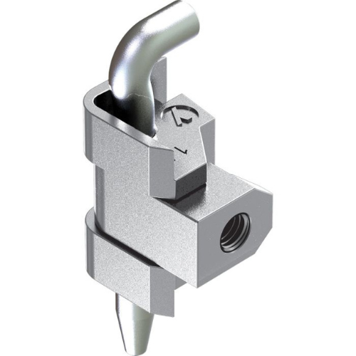 External Cabinet Hinge with M6 Stud, Bright Chrome Finish, Panel Thickness 1.5mm, Metrol - 2305-15-30