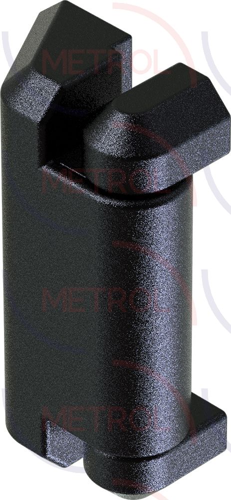 2338 Symmetric Friction Hinge M5 Black 60x35mm Die Cast Zinc
