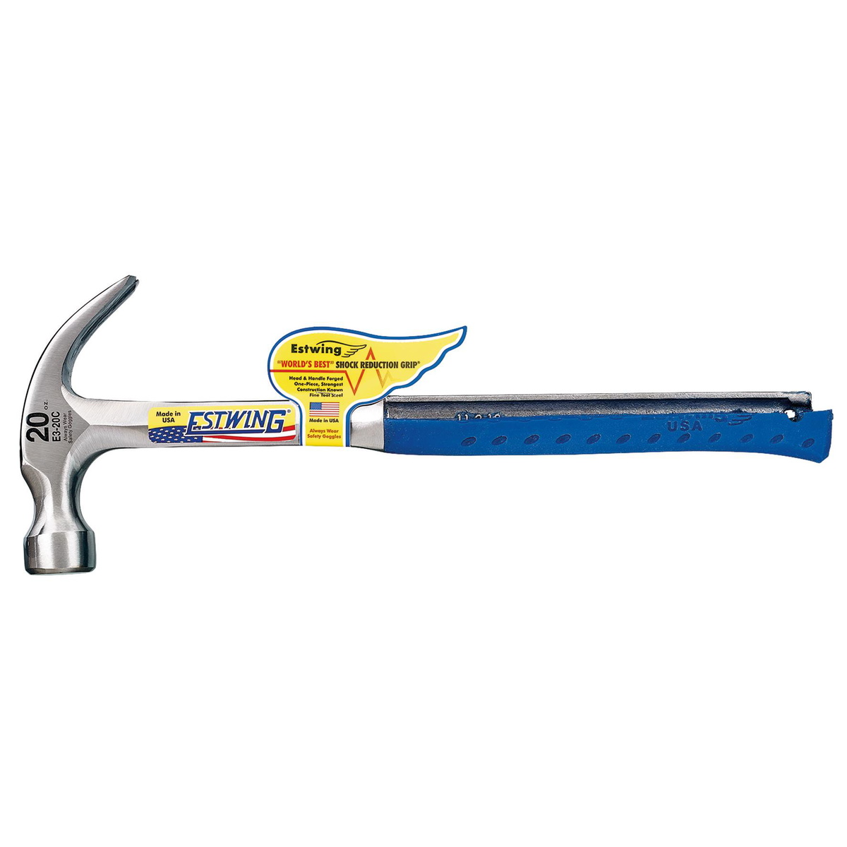Draper 23538 Estwing E3-20C Curved Claw Hammer 20oz/560g
