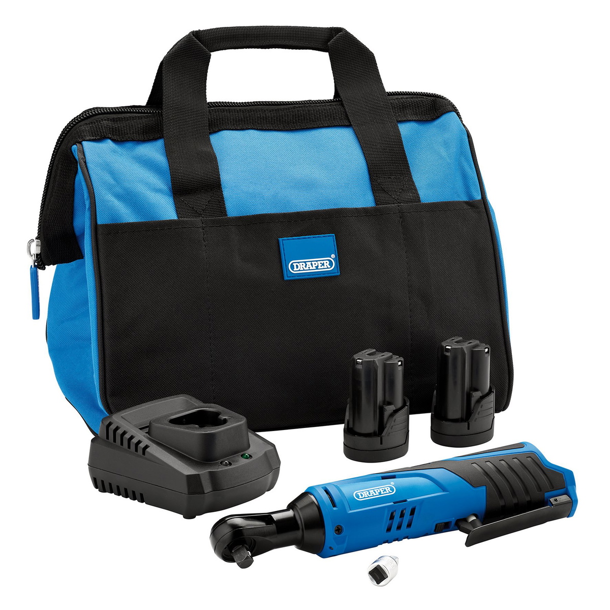 Draper 23649 12V Cordless Ratchet Kit 3/8
