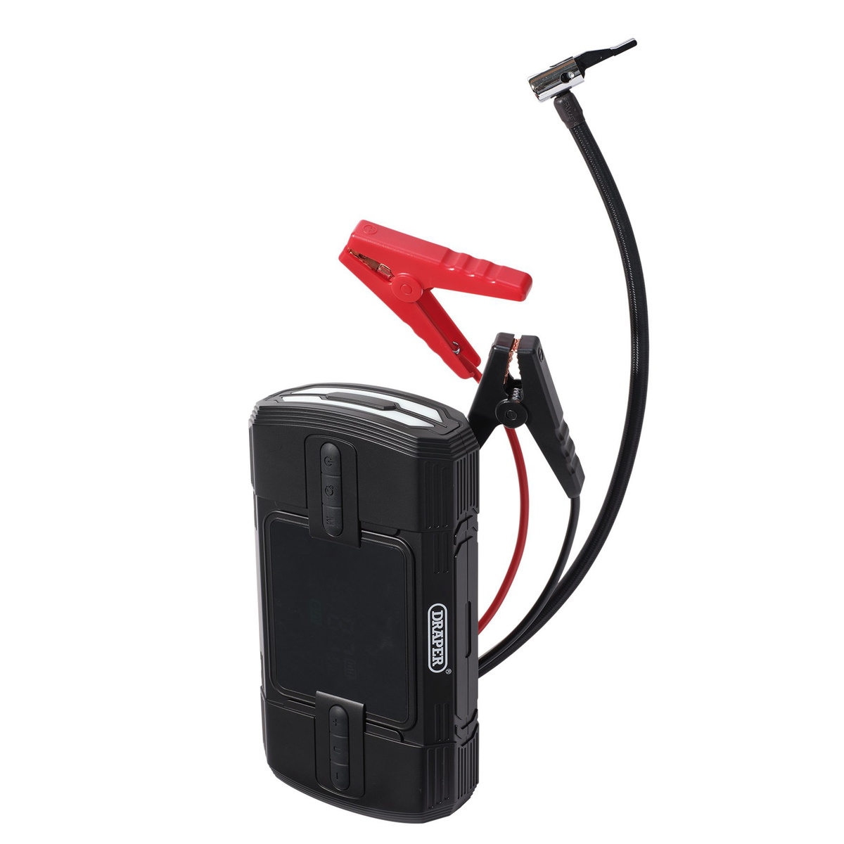 Draper 23722 12V Lithium Jump Starter and Tyre Inflator 1200A