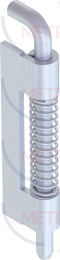 2404-11-L 60mm Zinc Plated Steel Weld On Quick Release