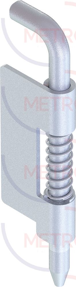 2404 Weld On Quick Release Hinge 31.8mm Zinc Plated Steel