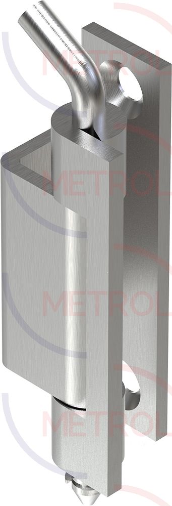 2407 Weld-On Concealed Hinge 67mm Zinc Plated Steel