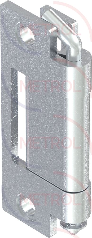 2407-032-01 Screw On Concealed Hinge 80mm Zinc Plated
