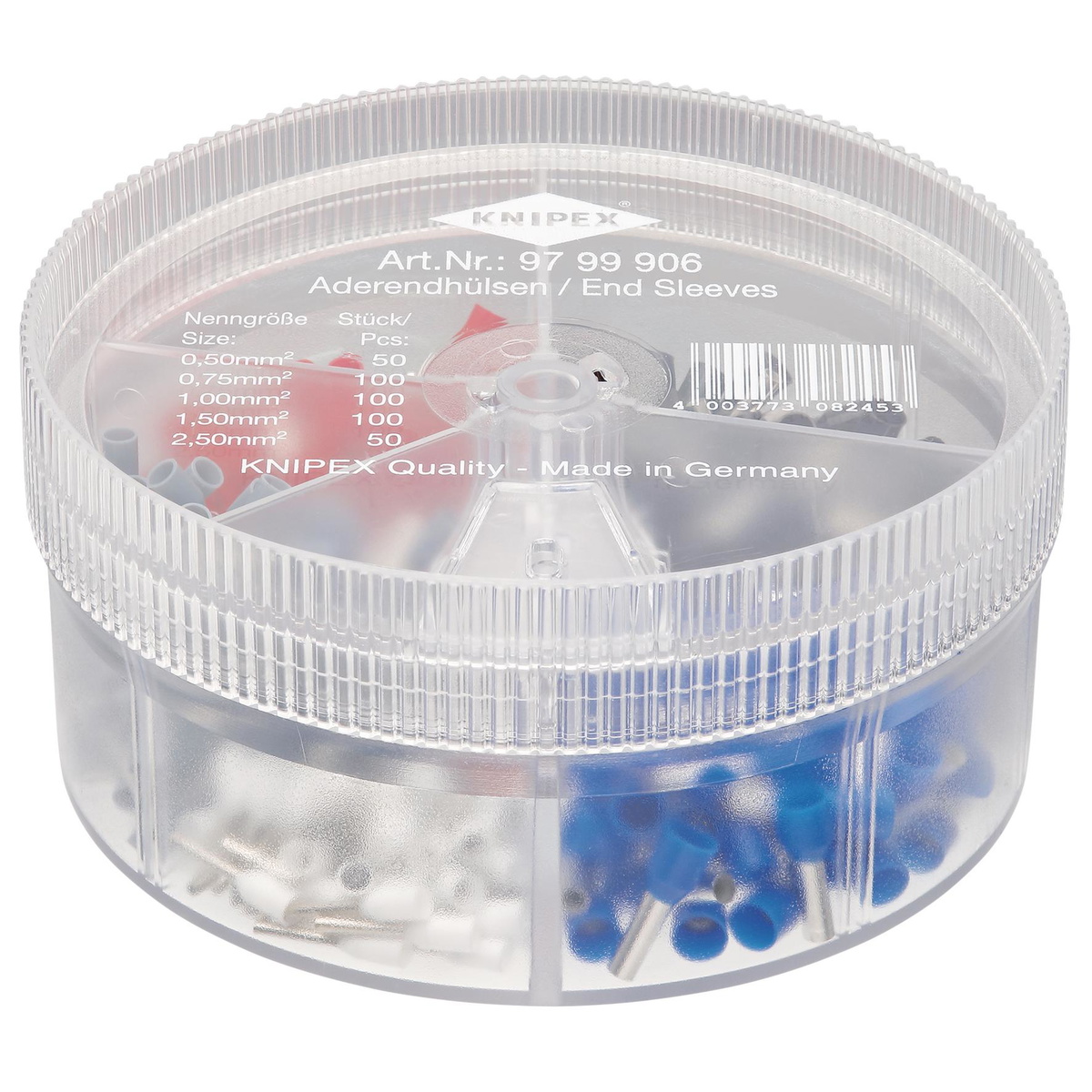 Draper 24633 KNIPEX 97 99 906 Wire Ferrule Assortment 450pc