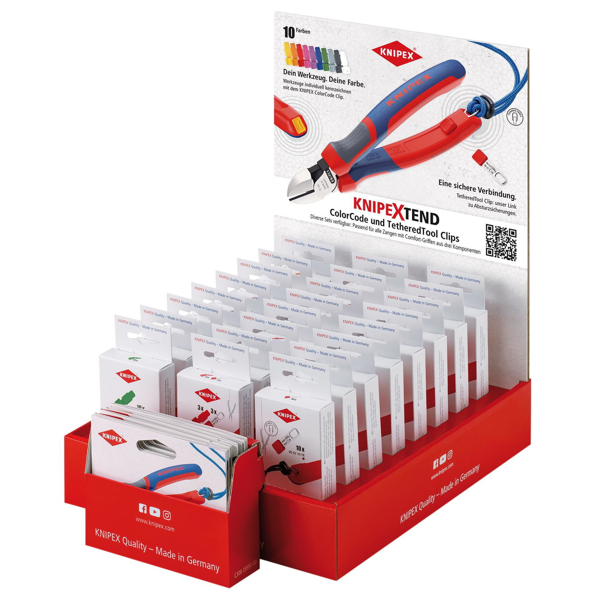 Draper 25009 KNIPEX 00 18 01 V48 Sales Display 24 Parts