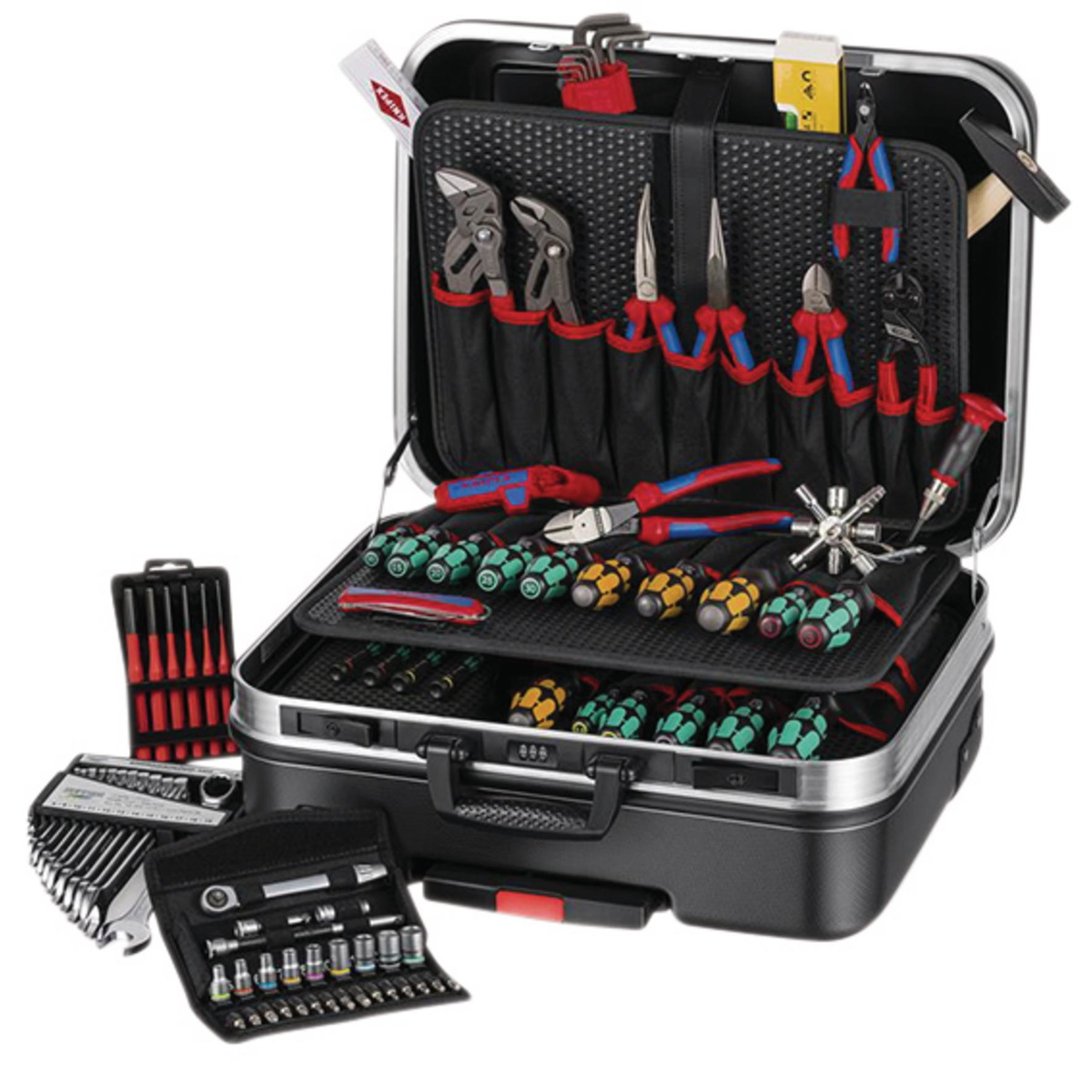 Draper 25022 KNIPEX BIG Basic Move Mechanic Tool Case 90 Parts