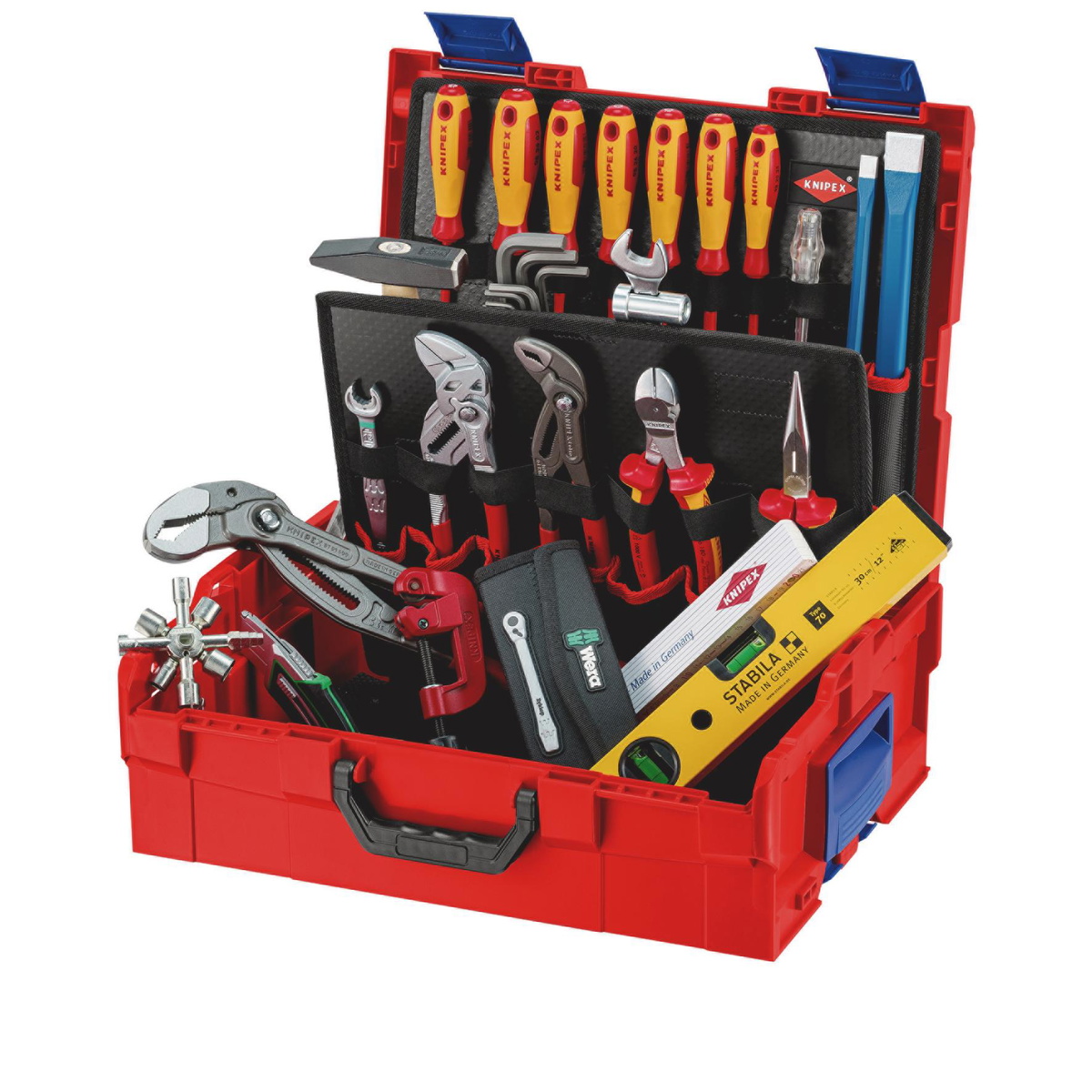 Knipex 25026 L-BOXX Plumbing Tool Kit 52 Parts 357mm