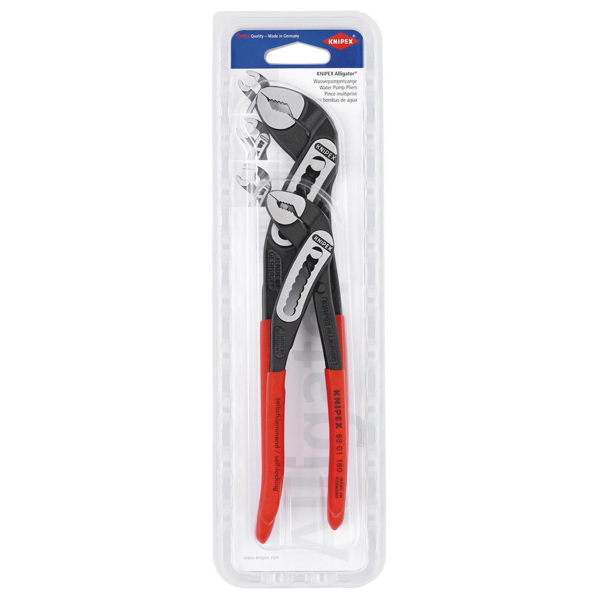 Draper 25031 KNIPEX 00 31 20 V02 Alligator Water Pump Pliers Set