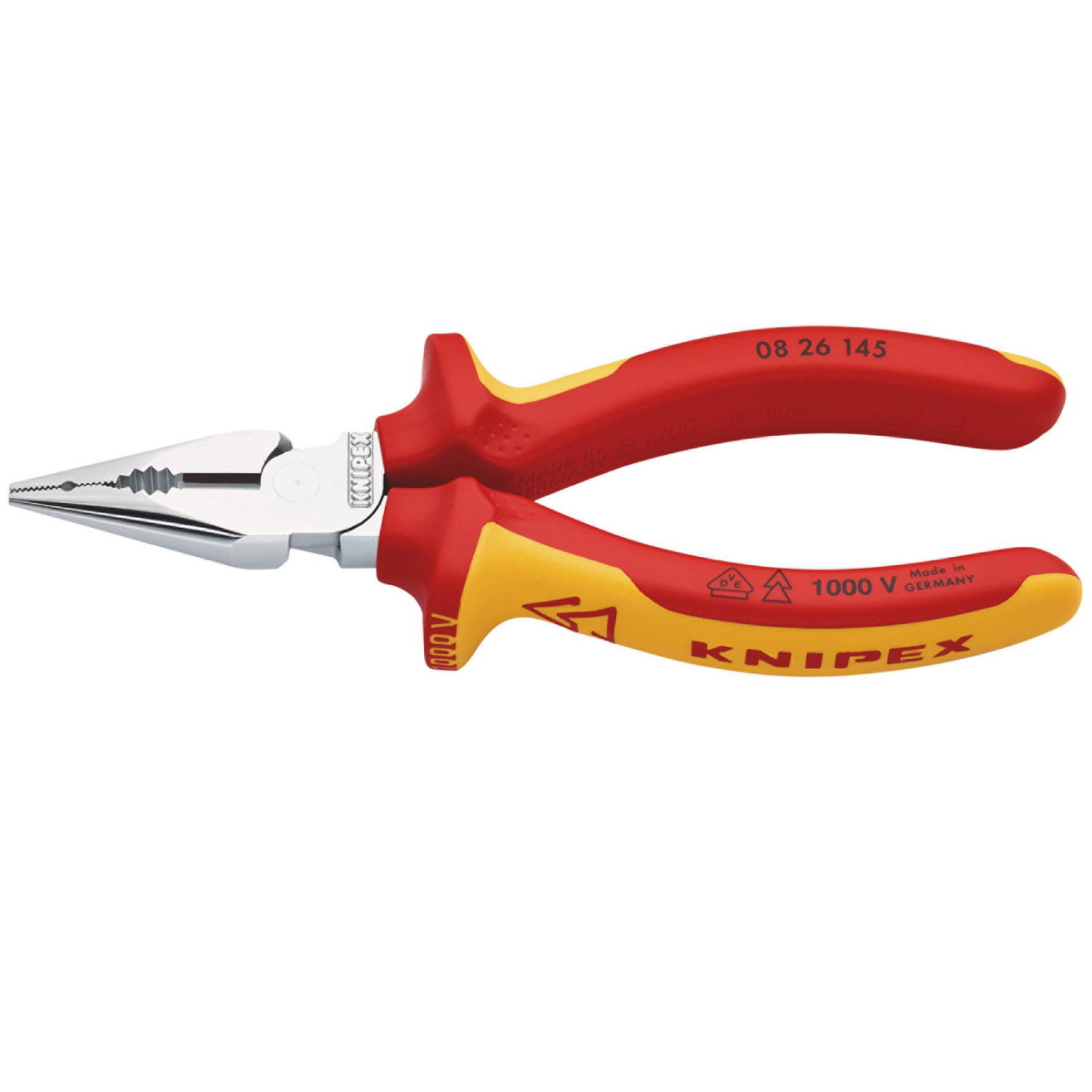 Draper 25158 KNIPEX 08 26 145 SB VDE Needle-Nose Pliers 145mm