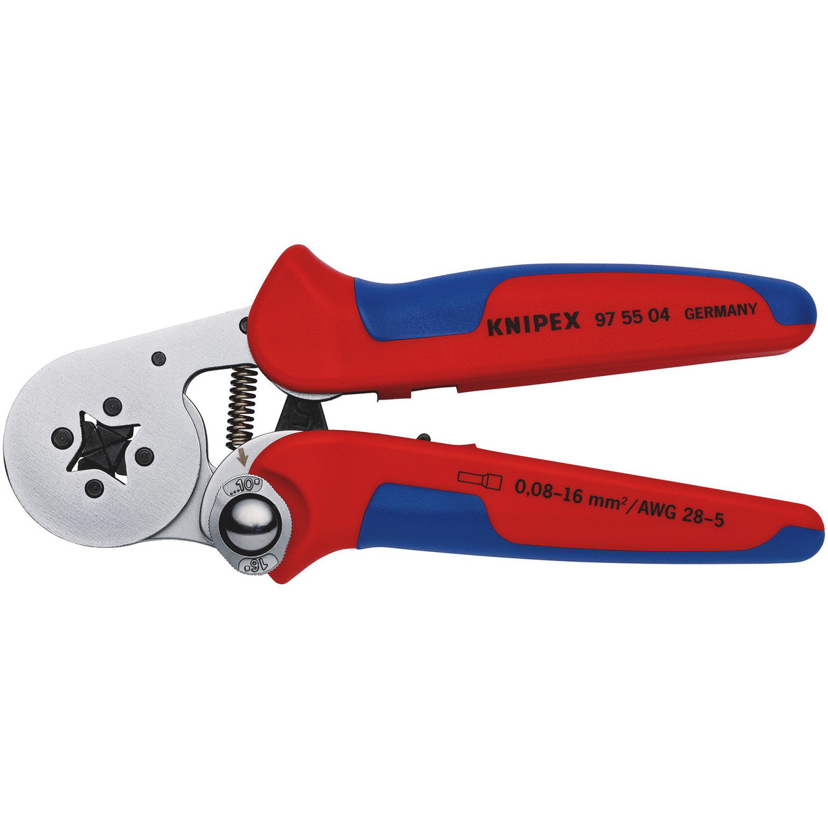 Draper 26143 KNIPEX 97 55 04 SB Crimping Pliers 180mm