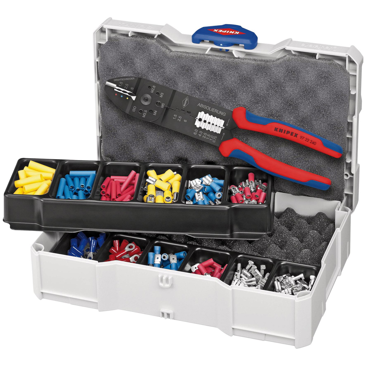 Knipex 26150 97 90 25 Crimp Assortment Cable Connectors 265mm