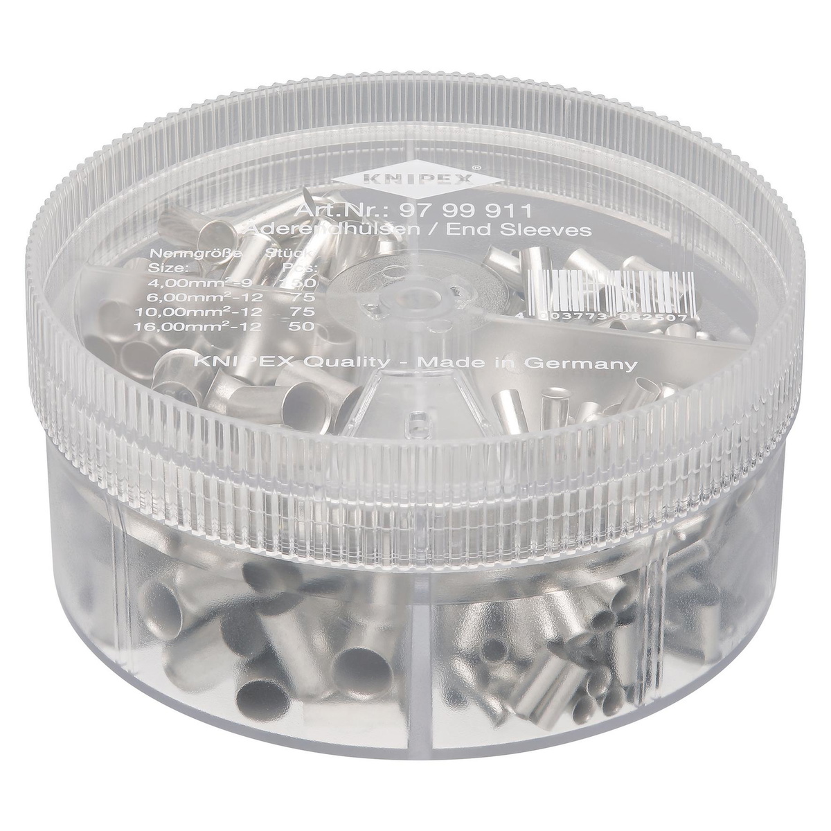 Draper 26157 KNIPEX 97 99 911 Wire Ferrule Assortment 350pc