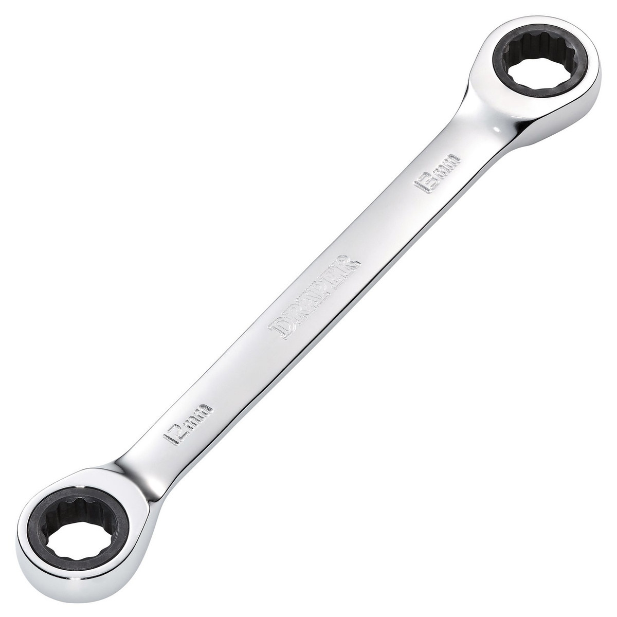 Draper 27737 HI-TORQ® Metric Double Ratchet Ring Spanner 12x13mm