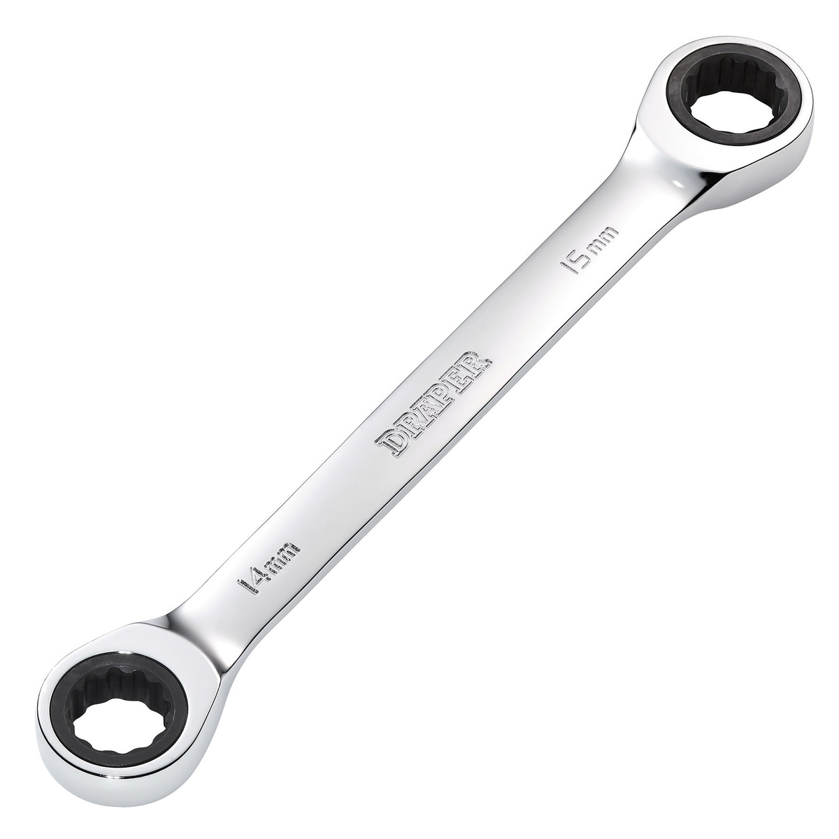 Draper 27738 HI-TORQ® Double Ratchet Ring Spanner 14x15mm
