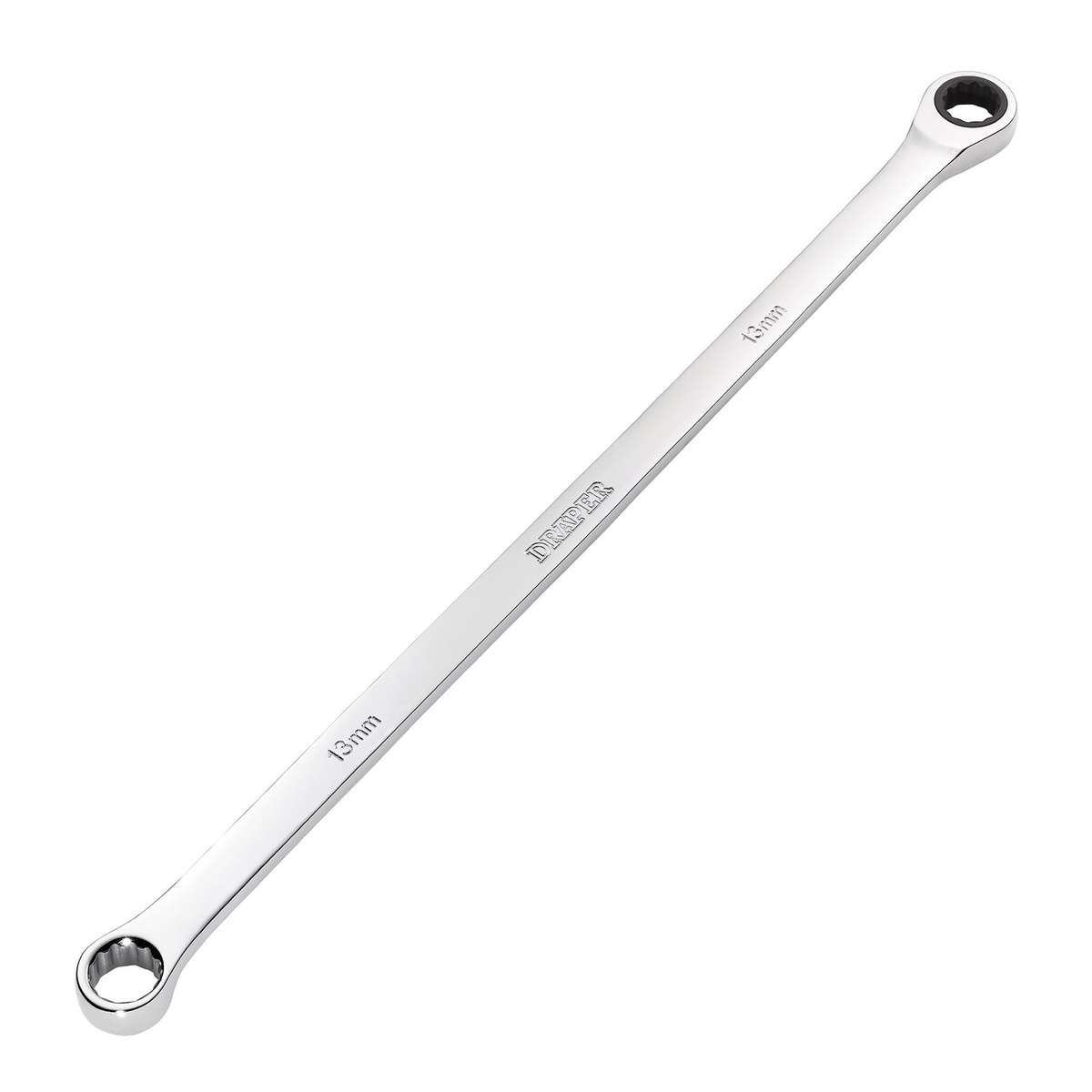 Draper 27769 HI-TORQ® Metric Extra-Long Double Ring Ratchet Spanner 13mm