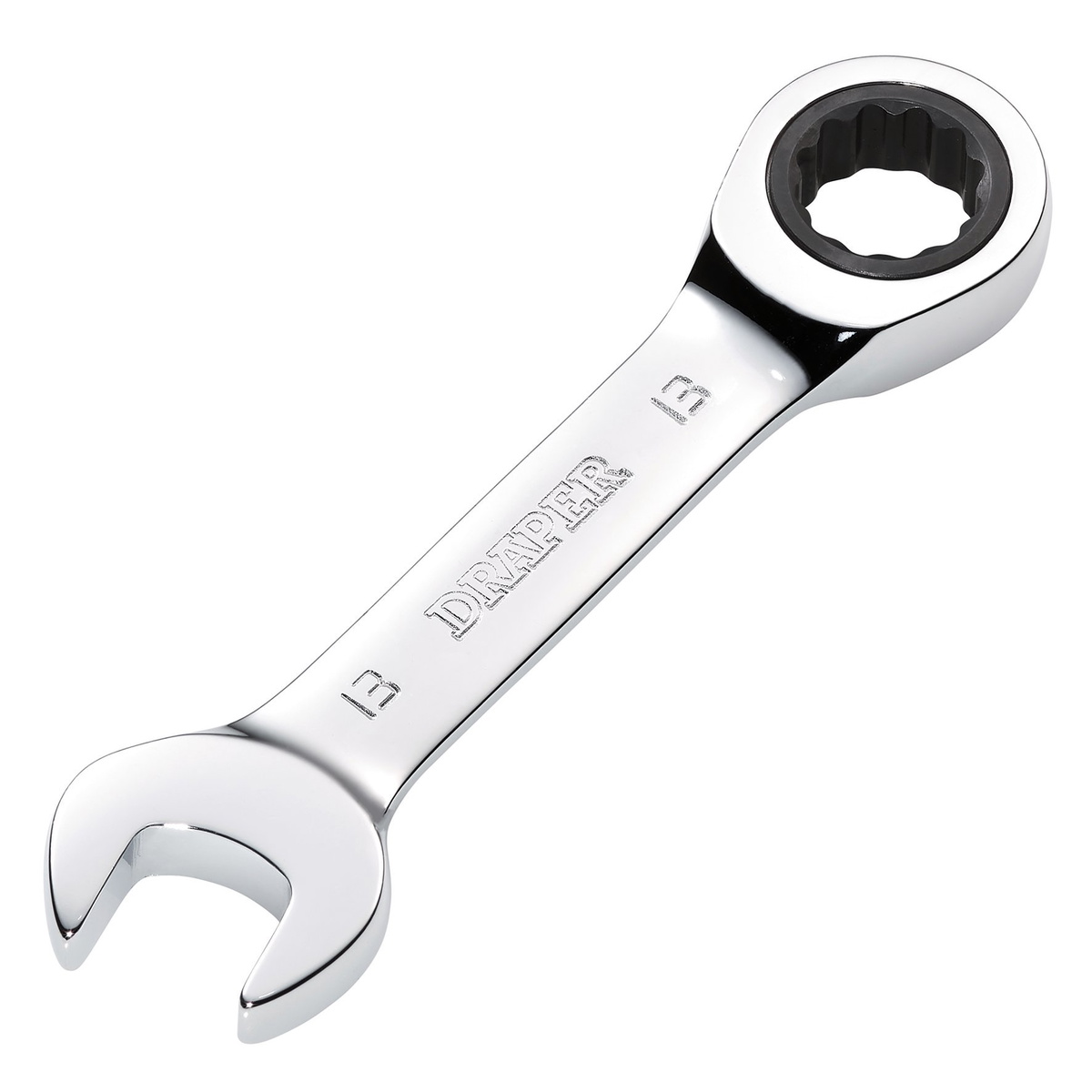 Draper 27891 HI-TORQ® Metric Stubby Ratchet Spanner 13mm