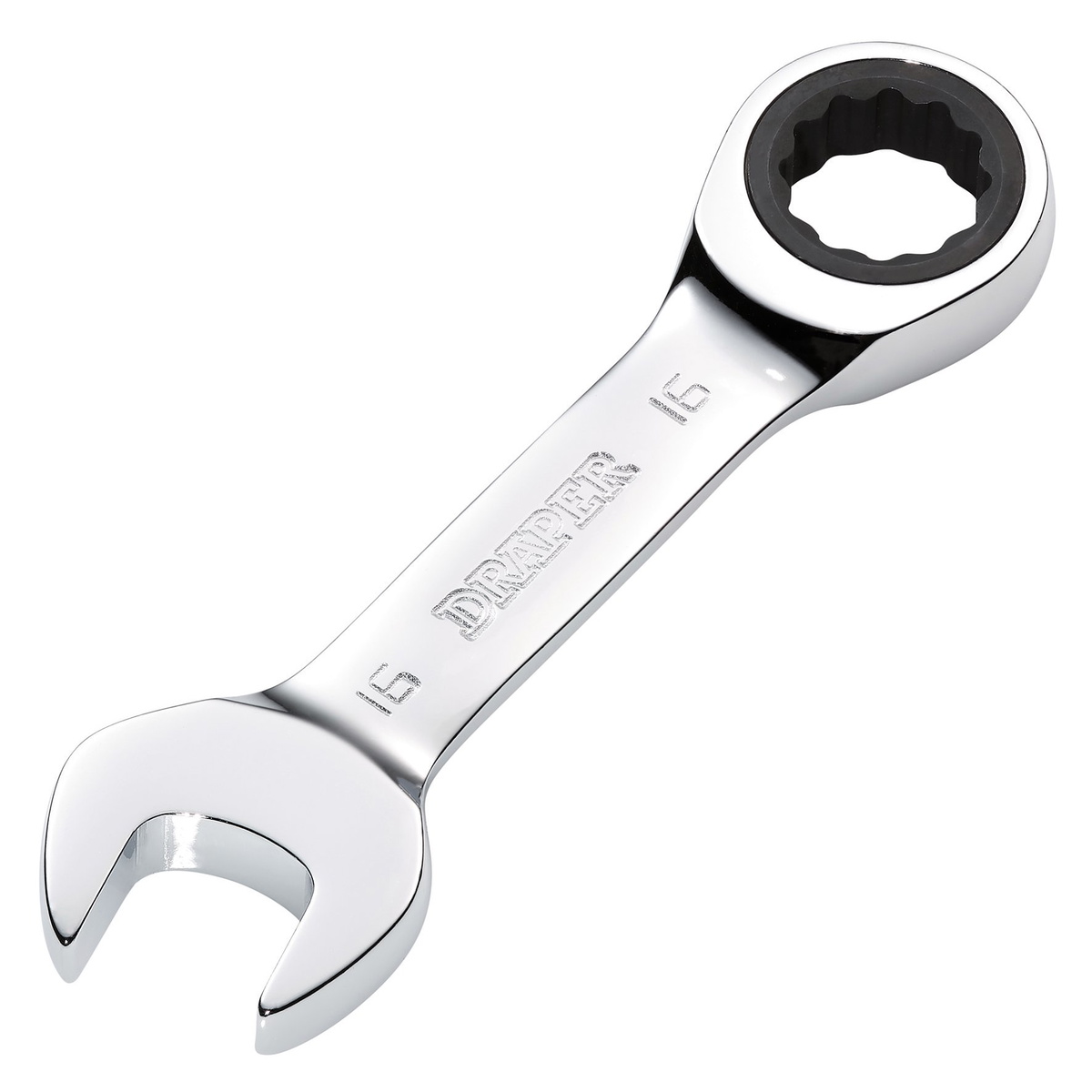 Draper 27911 HI-TORQ® Metric Stubby Ratchet Combination Spanner 16mm