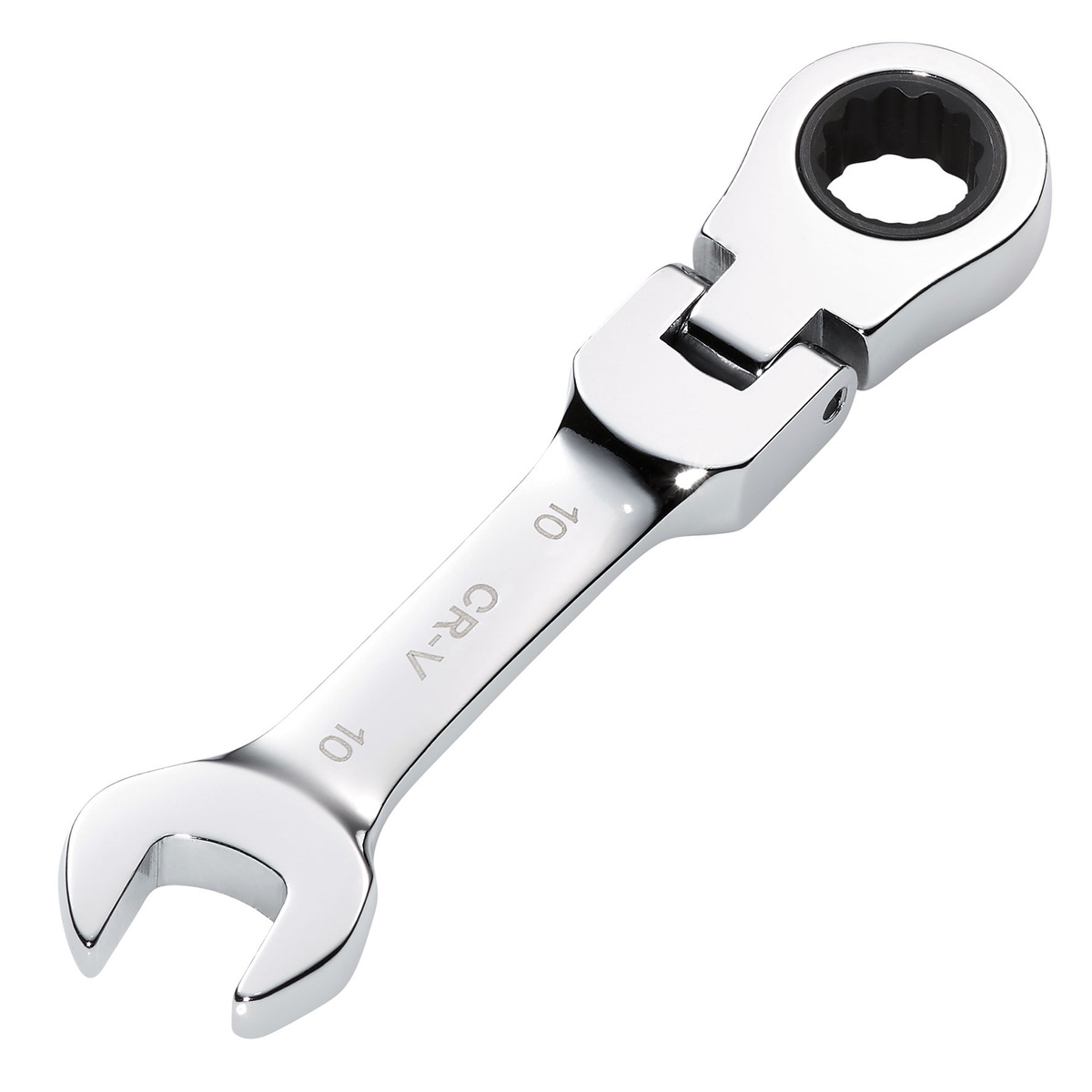 Draper 27965 HI-TORQ® Metric Stubby Flexible Ratchet Spanner 10mm