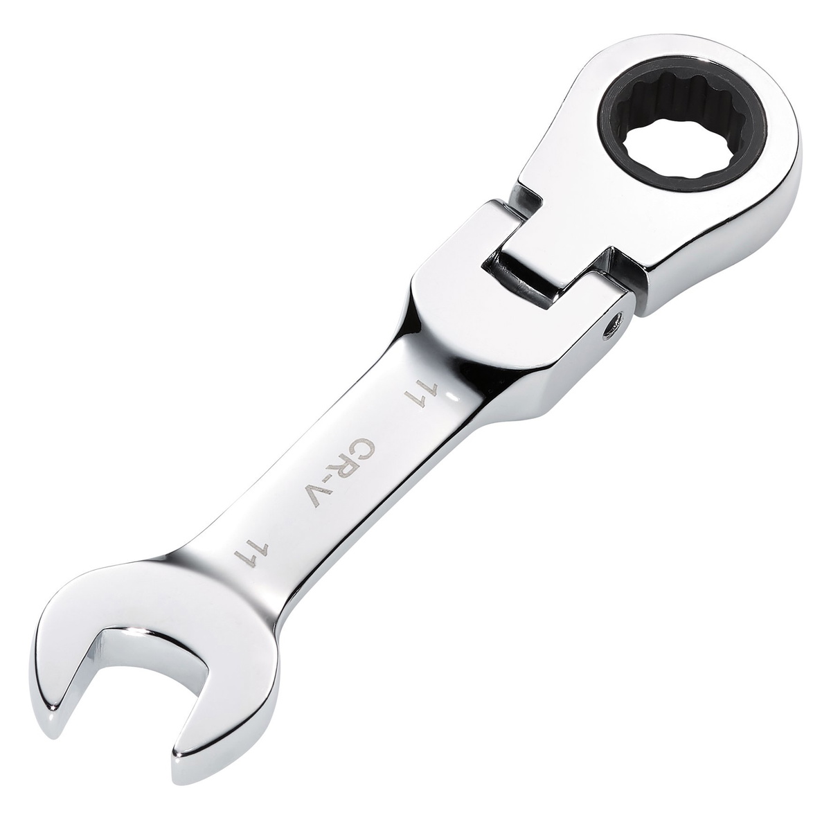 Draper 27966 HI-TORQ® Stubby Flexible Head Ratchet Spanner 11mm