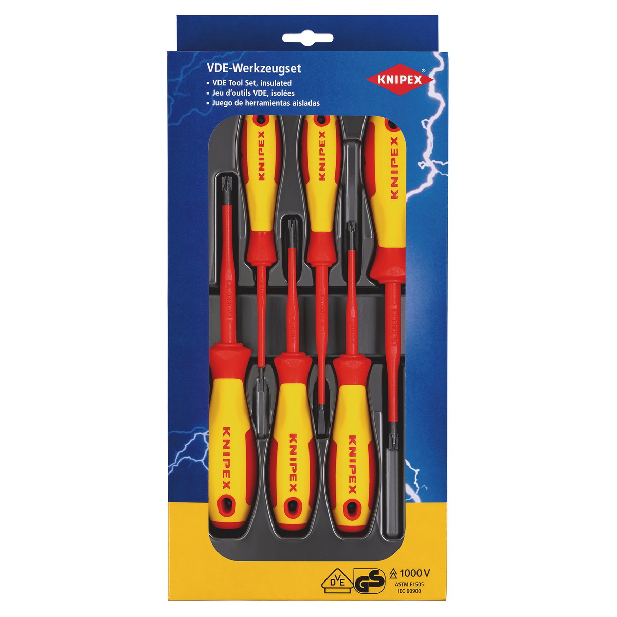 Draper 28017 KNIPEX VDE Screwdriver Set 6 Parts