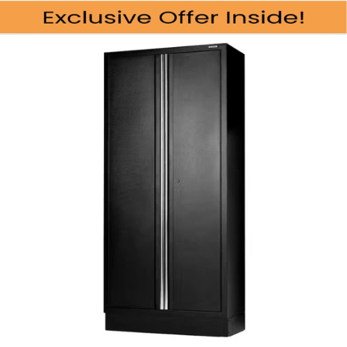 Draper 28088 BUNKER® Modular Tall Floor Cabinet, 2 Door, 4 Drawer (915mm)