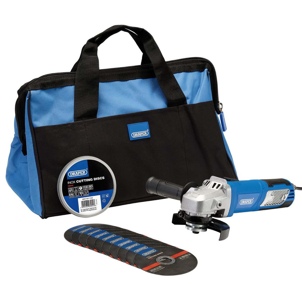 Draper 28300 Angle Grinder Kit 115mm 950W 230V