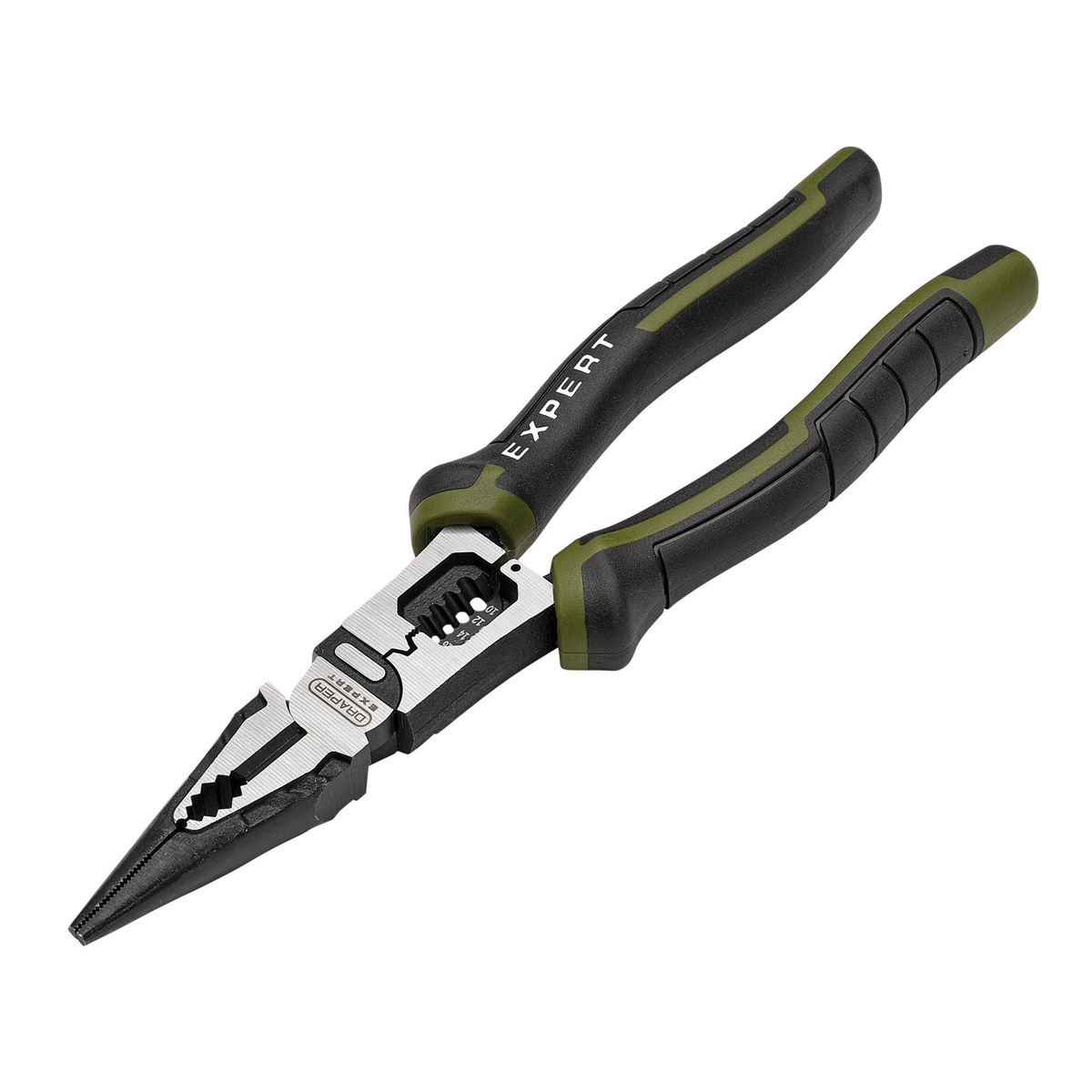 Draper 28527 Expert Long Nose Pliers Wire Stripper 200mm